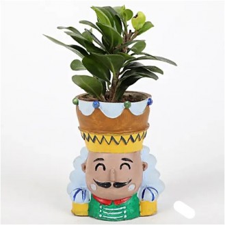 King Shape Resin Pot